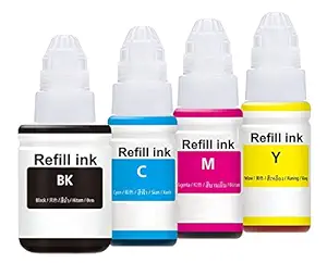 GOOD ONE Ink Compatible Printers Pack of 4 Back 135ml/CMY-70ml per Each